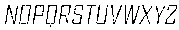 Grit Light Italic Font UPPERCASE