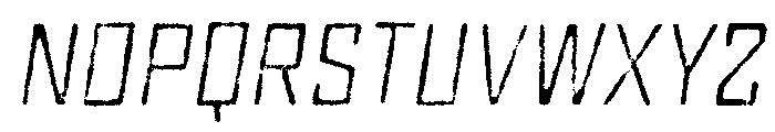 Grit Light Italic Font LOWERCASE
