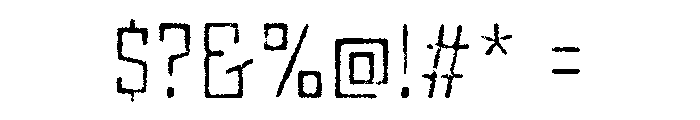 Grit Light Font OTHER CHARS
