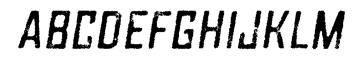 Grit Medium Italic Font UPPERCASE