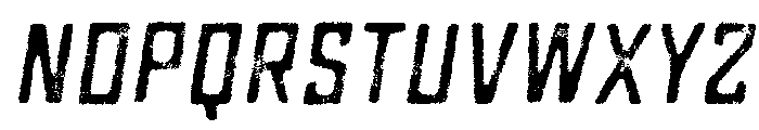 Grit Medium Italic Font UPPERCASE