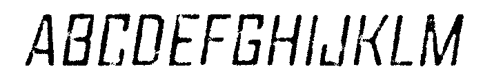 Grit Regular Italic Font UPPERCASE
