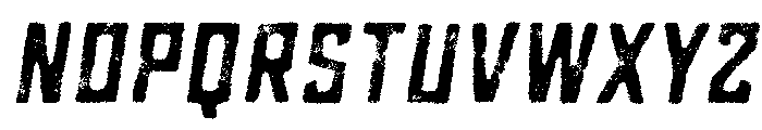 Grit Semi Bold Italic Font UPPERCASE