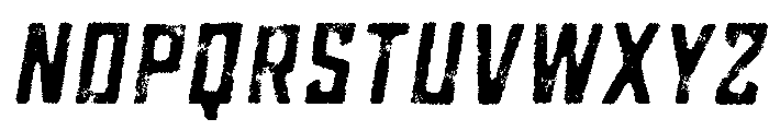 Grit Semi Bold Italic Font LOWERCASE