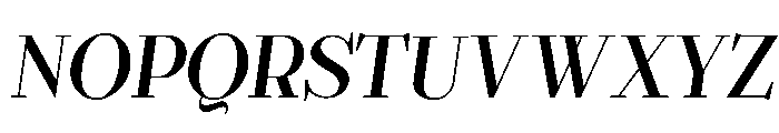 Grodsky Bold Italic Font UPPERCASE