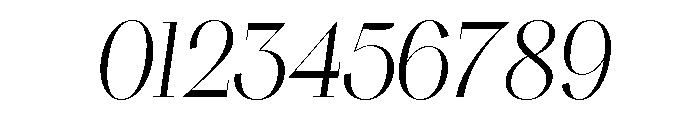 Grodsky Regular Italic Font OTHER CHARS