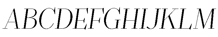 Grodsky Regular Italic Font UPPERCASE