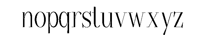 Grodsky Regular Font LOWERCASE