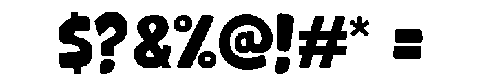 Grok Regular Font OTHER CHARS