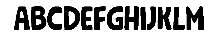 Grok Slim Font UPPERCASE