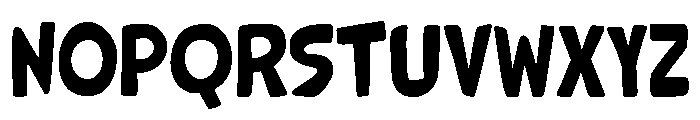 Grok Slim Font UPPERCASE
