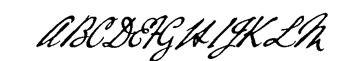 Grosvenor Regular Font UPPERCASE