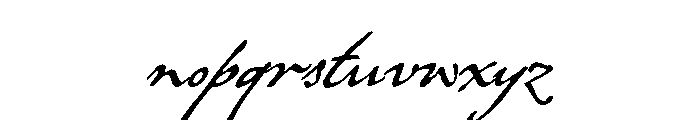 Grosvenor Regular Font LOWERCASE
