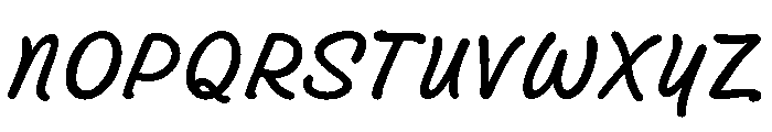 Grove Script Bold Font UPPERCASE