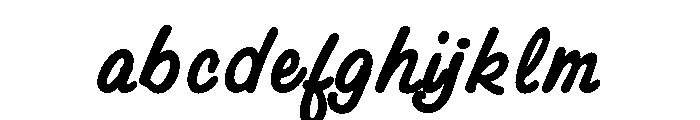 Grove Script Bold FONT