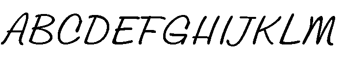 Grove Script Light Font UPPERCASE