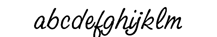 Grove Script Light FONT