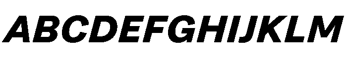 Grtsk Bold Slant Font UPPERCASE