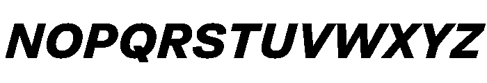 Grtsk Bold Slant Font UPPERCASE