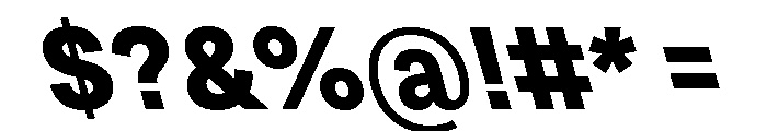 Grtsk Exa Bold Backslant Font OTHER CHARS