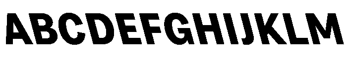 Grtsk Exa Bold Backslant Font UPPERCASE