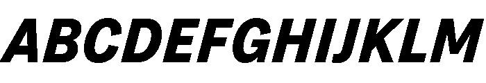 Grtsk Exa Bold Slant Font UPPERCASE