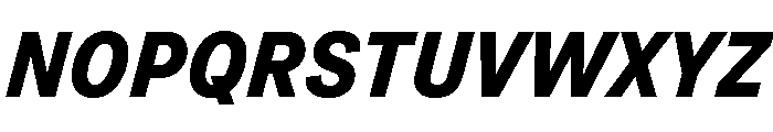 Grtsk Exa Bold Slant Font UPPERCASE