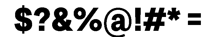 Grtsk Exa Bold Font OTHER CHARS