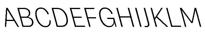 Grtsk Exa Extra Light Backslant Font UPPERCASE