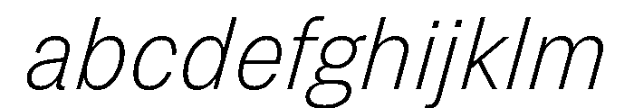 Grtsk Exa Extra Light Slant FONT