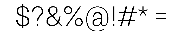 Grtsk Exa Extra Light Font OTHER CHARS