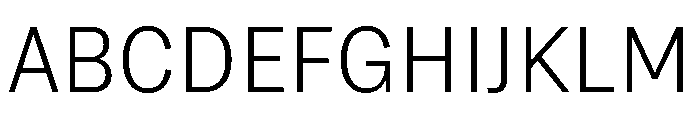 Grtsk Exa Light Font UPPERCASE