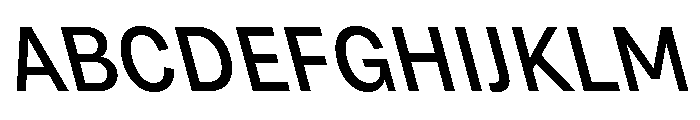 Grtsk Exa Medium Backslant Font UPPERCASE