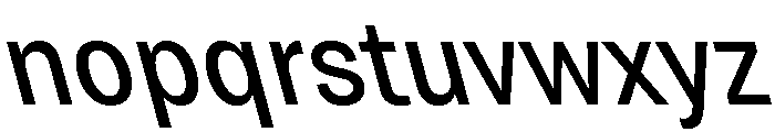 Grtsk Exa Medium Backslant Font LOWERCASE