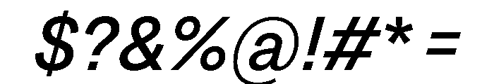 Grtsk Exa Medium Slant Font OTHER CHARS