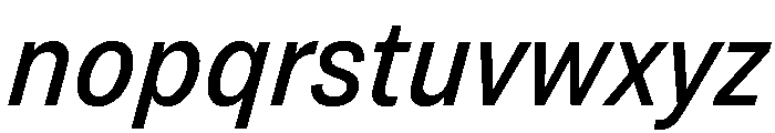 Grtsk Exa Medium Slant Font LOWERCASE