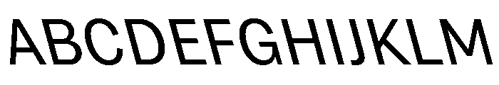 Grtsk Exa Regular Backslant Font UPPERCASE