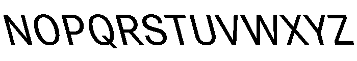 Grtsk Exa Regular Backslant Font UPPERCASE