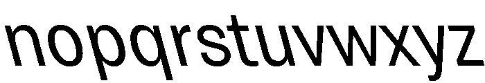 Grtsk Exa Regular Backslant Font LOWERCASE