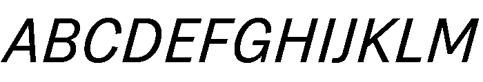 Grtsk Exa Regular Slant Font UPPERCASE