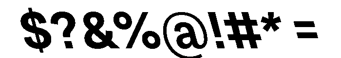 Grtsk Exa Semi Bold Backslant Font OTHER CHARS