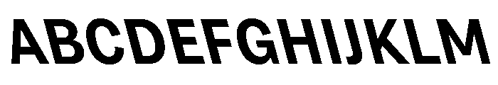 Grtsk Exa Semi Bold Backslant Font UPPERCASE