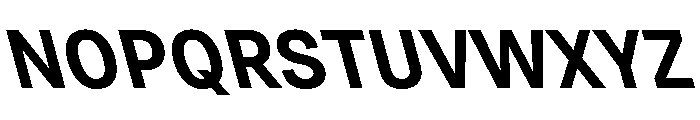 Grtsk Exa Semi Bold Backslant Font UPPERCASE