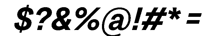 Grtsk Exa Semi Bold Slant Font OTHER CHARS
