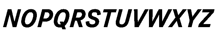 Grtsk Exa Semi Bold Slant Font UPPERCASE