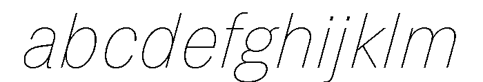 Grtsk Exa Thin Slant FONT