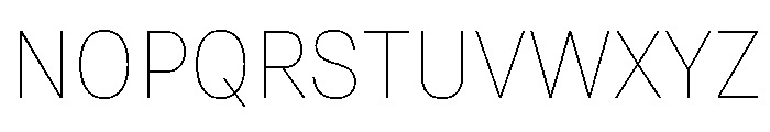 Grtsk Exa Thin Font UPPERCASE