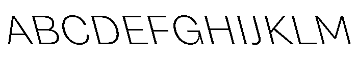 Grtsk Extra Light Backslant Font UPPERCASE