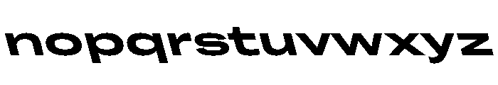 Grtsk Giga Bold Backslant Font LOWERCASE