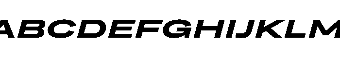 Grtsk Giga Bold Slant Font UPPERCASE